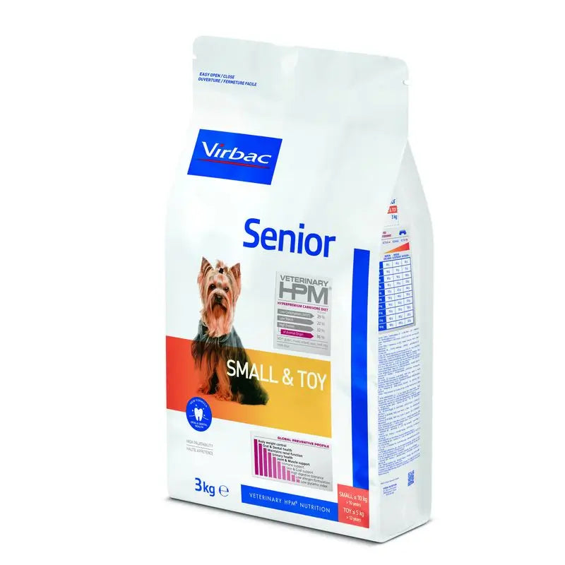 Virbac Hpm Senior Dog Small & Toy 3kg, pienso para Perros