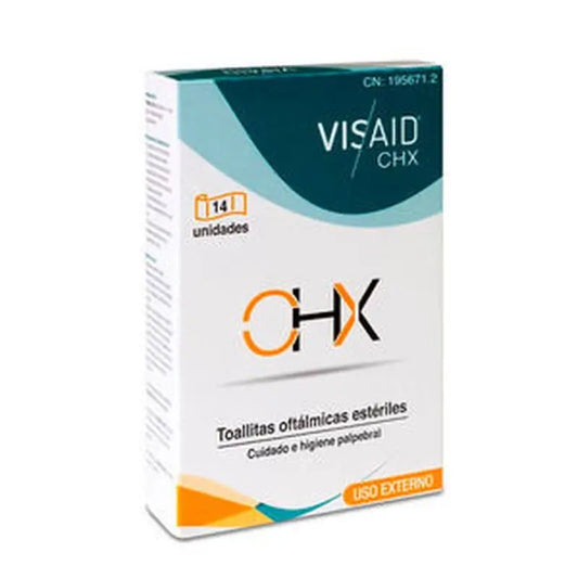 Visaid  Chx, 14 toallitas