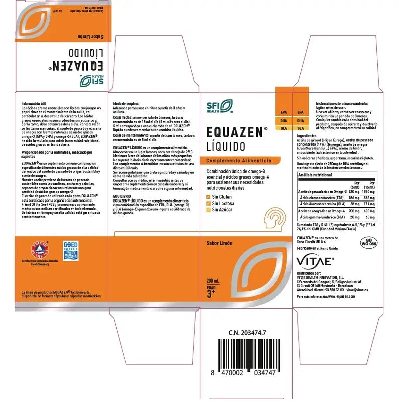 VITAE Equazen liquid,  200ml