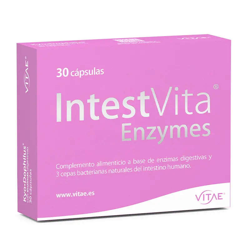 IntestVita Enzymes, 30 Cápsulas