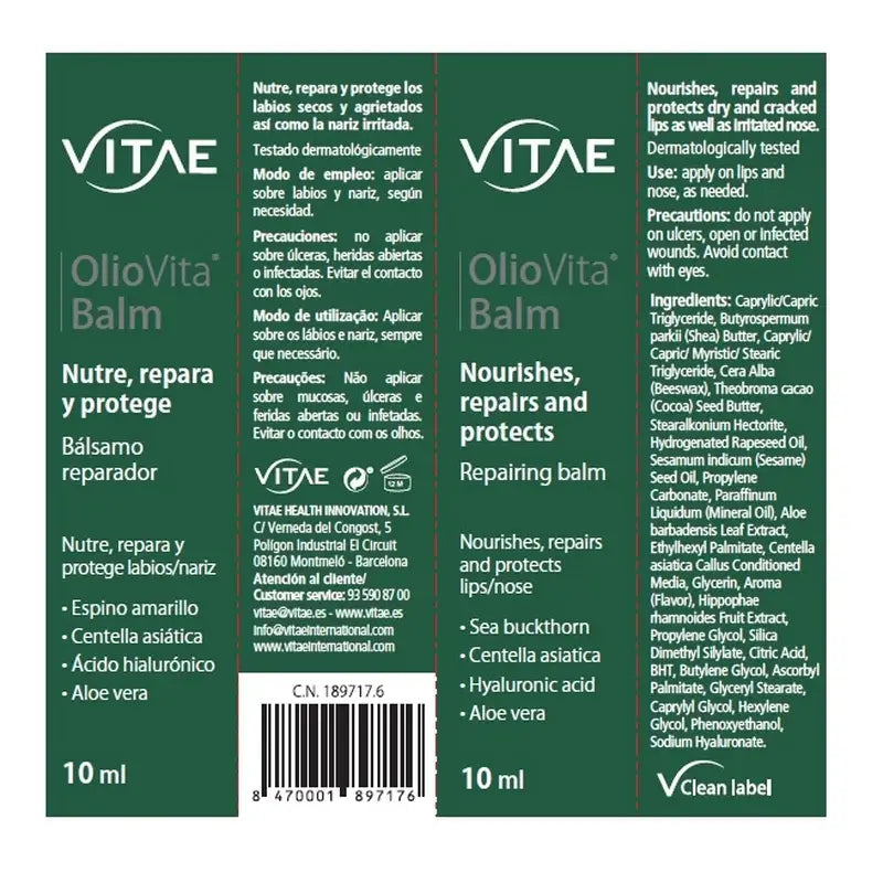 VITAE Oliovita Balm, 10ml