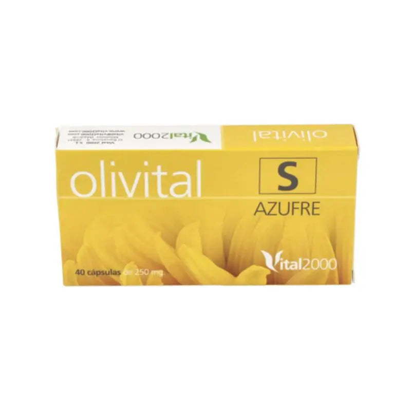 Vital 2000 Olivital Nº7 S Azufre 40 Cápsulas