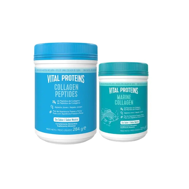 Vital Proteins Pack Ahorro Colágeno Vital Proteins Neutro Péptidos y Marino