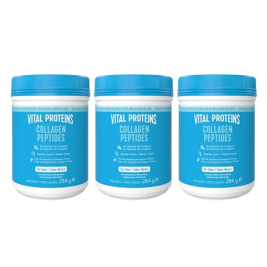 Vital Proteins Triplo  Péptidos de Colágeno 3x 284g