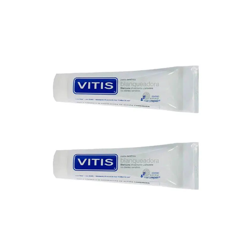 VITIS Duplo Pasta Dentífrica Blanqueadora  2x150 ml