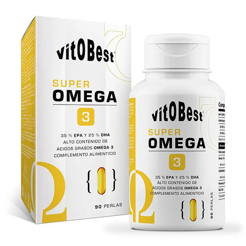 Vit.O.Best Super Omega 3 Doble Potencia , 90 perlas   