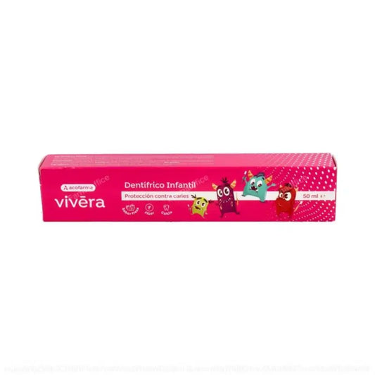 Vivera Dentífrico Infantil Fresa, 50 ml