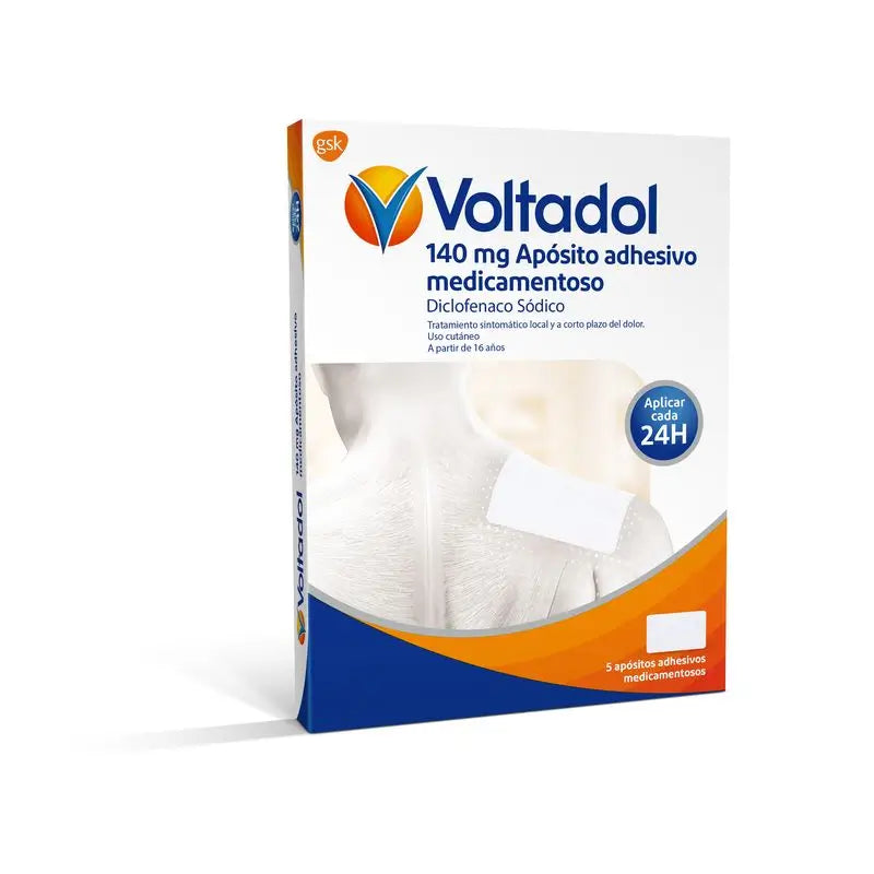 Voltadol 140 mg, 5 Apósitos Adhesivos Medicamentosos