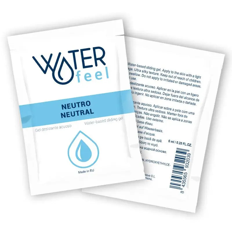 Waterfeel  Gel Deslizante Base Agua - Neutro 6 Ml