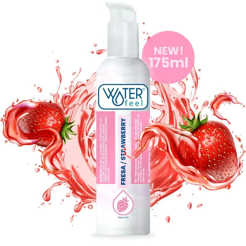 Waterfeel Lubricante Base Agua Fresa 175 Ml - Es En It Nl Fr De