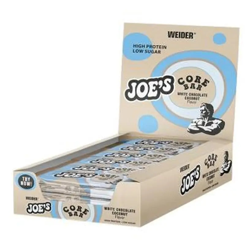 Weider Joe´S Core Bar Choclate Blanco-Coco 12X45Gr.