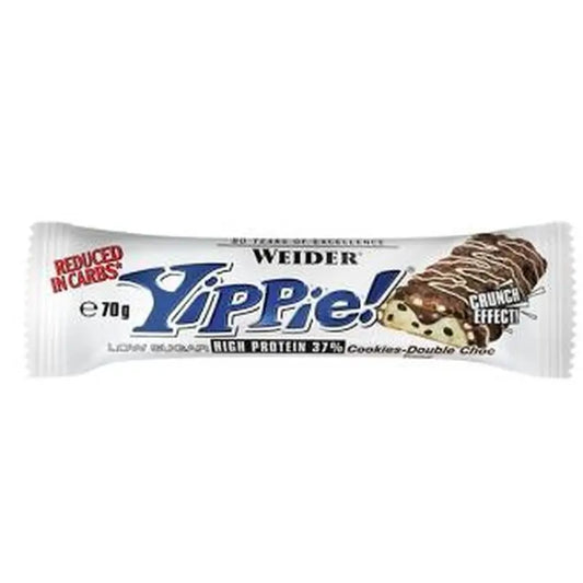 Weider Yippie Weider Barritas Cookies-Choco 12Ud. 45Gr.