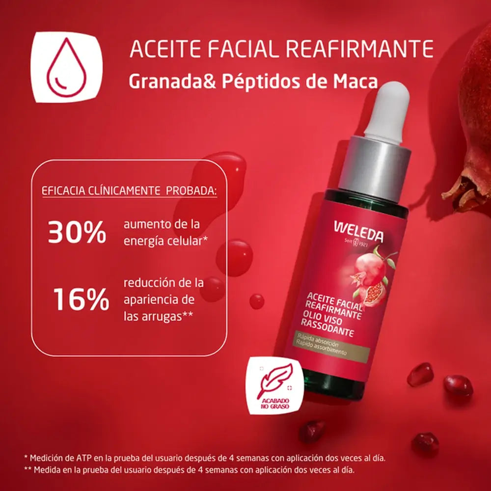 Weleda Aceite Facial Reafirmante de Granada, 30 ml