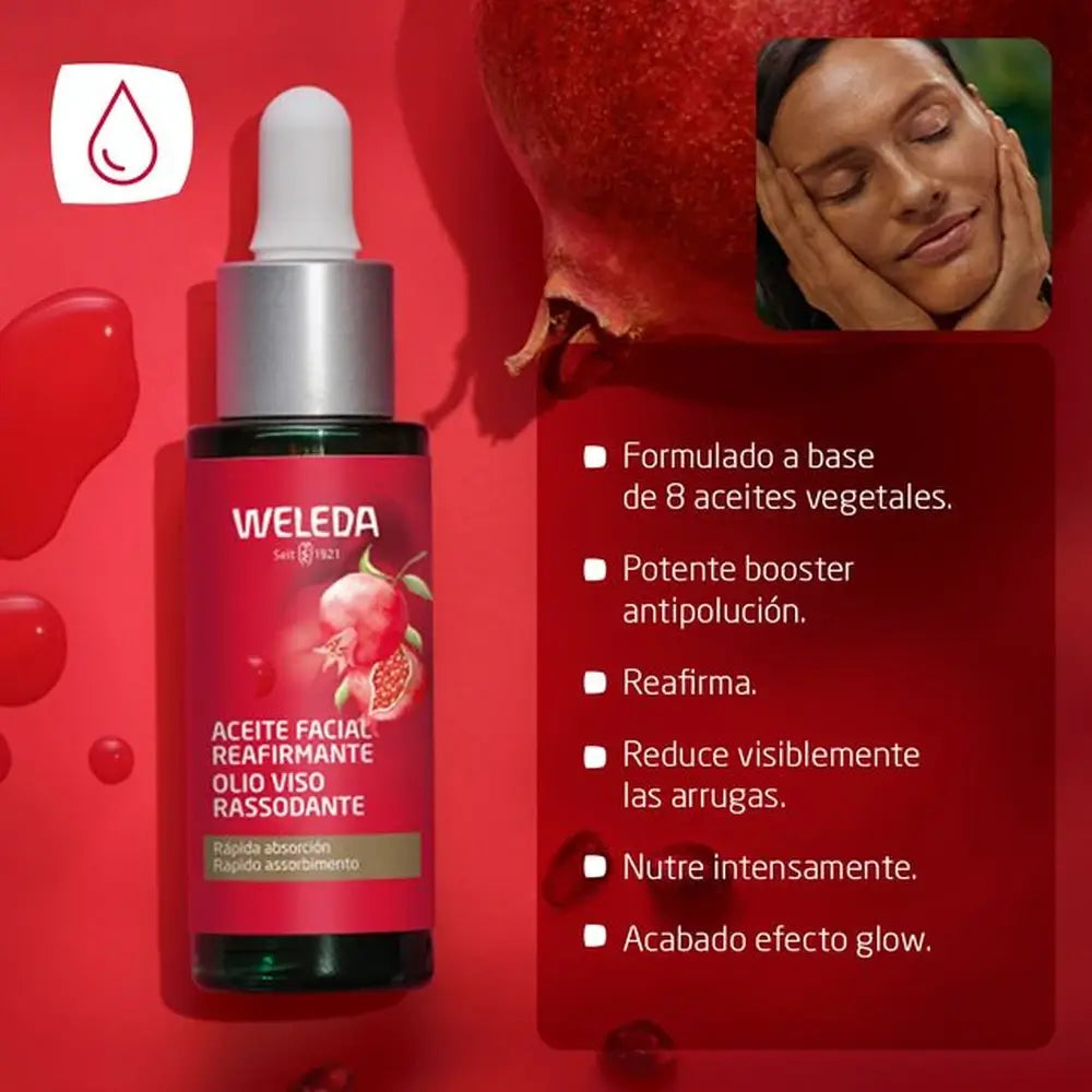 Weleda Aceite Facial Reafirmante de Granada, 30 ml