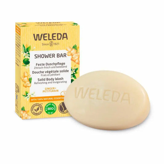 Weleda Jabón de Ducha Sólido Frescor Energizante Cítricos, 75 gr