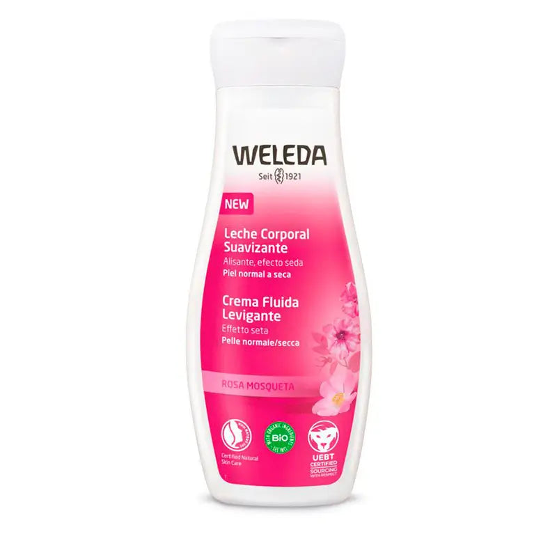 Weleda Leche Corporal Rosa Mosqueta Suavizante, 200 ml