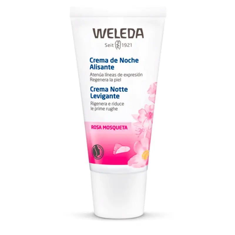 Weleda Crema de Noche Alisante de Rosa Mosqueta 30 ml