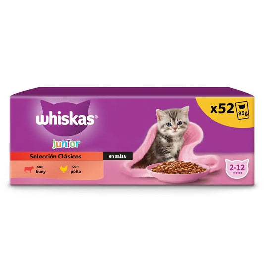 Whiskas Junior Seleccion Clasica 13X4X85Gr