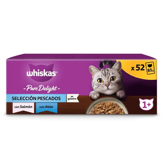 Whiskas Pure Delight Seleccion Pescado 13X4X85Gr