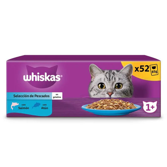 Whiskas Seleccion Pescado 13Ud De 4X85Gr