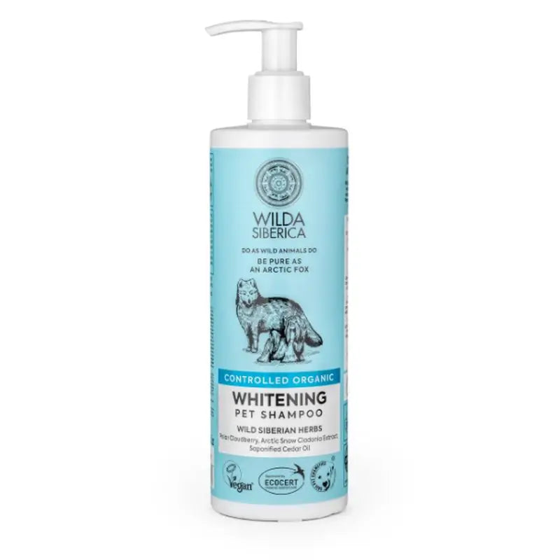 Wilda Vet Champu Pelo Blanco Para Mascotas 6Udsx400Ml.