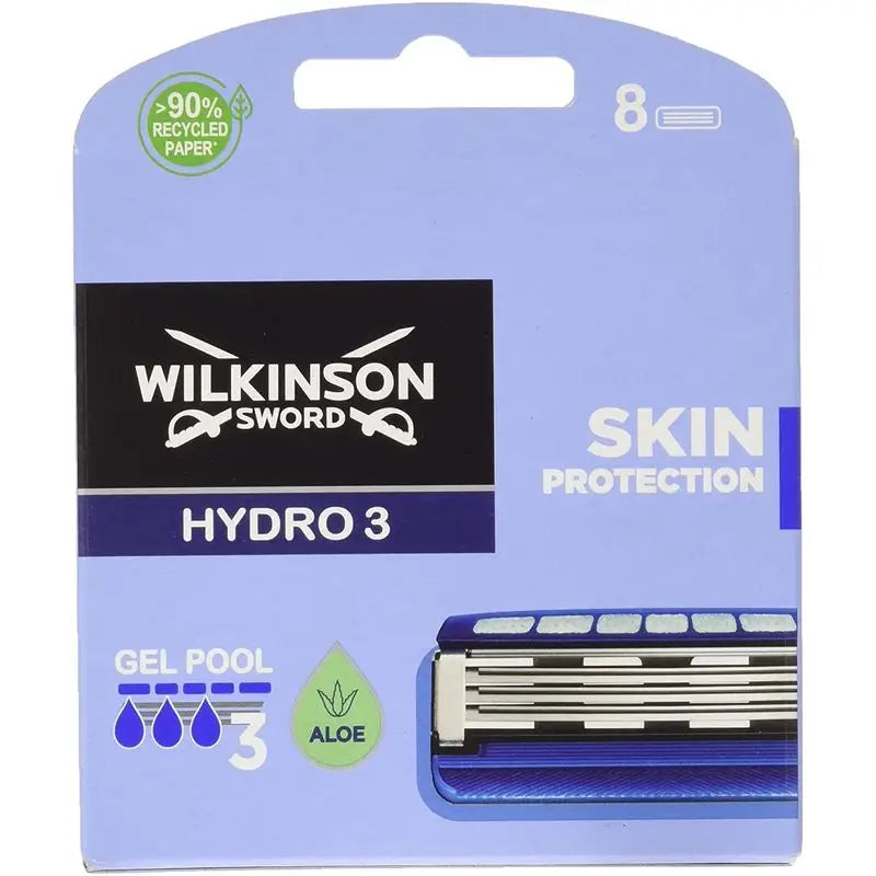 Wilkinson Sword Hydro 3 Cargador 8 Unidades