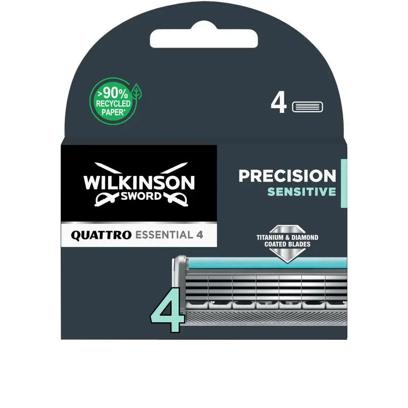 Wilkinson Sword Q. Titanium Sensitive Carg.4 Unidades