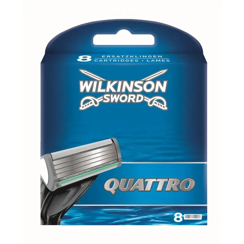 Wilkinson Sword Quattro Plus Cargador 8 Unidades