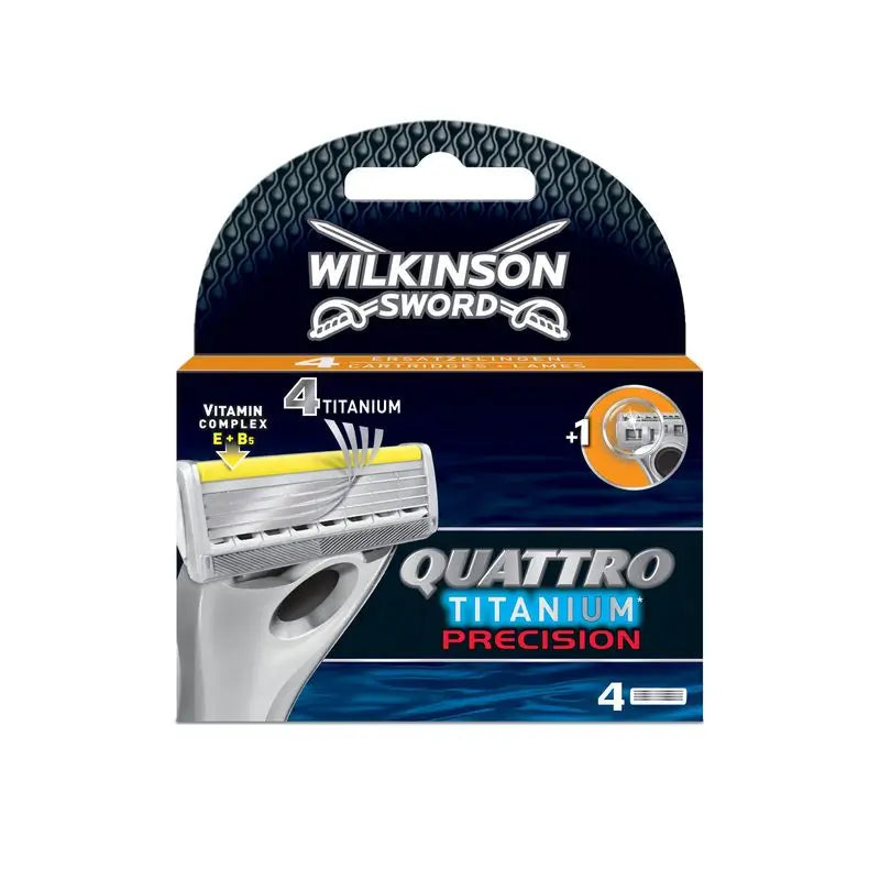 Wilkinson Sword Quattro Tit.Precision Carg.4 Unidades