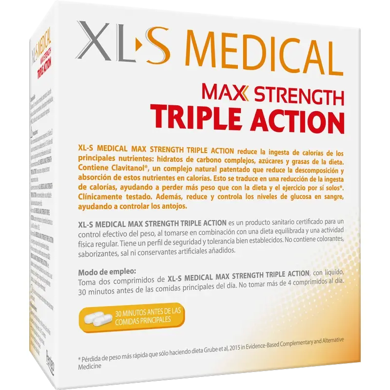 XLS Medical Max Strength 120 comprimidos