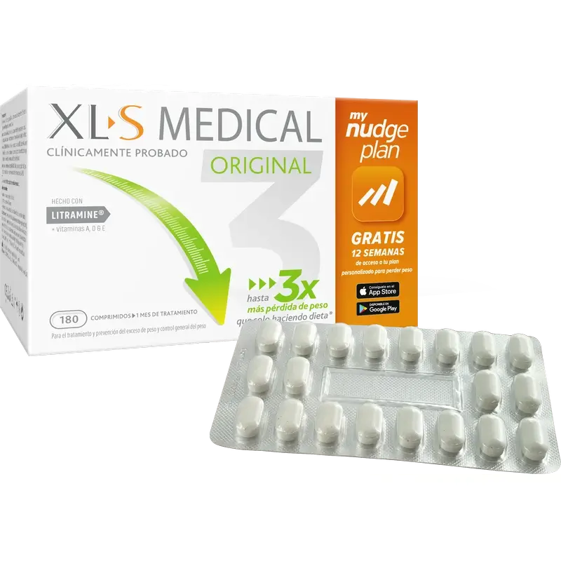 XLS Medical Original Nudge 180-Pack3Meses