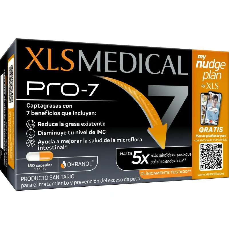 XLS Medical Pro 7 Nudge, 180 comprimidos