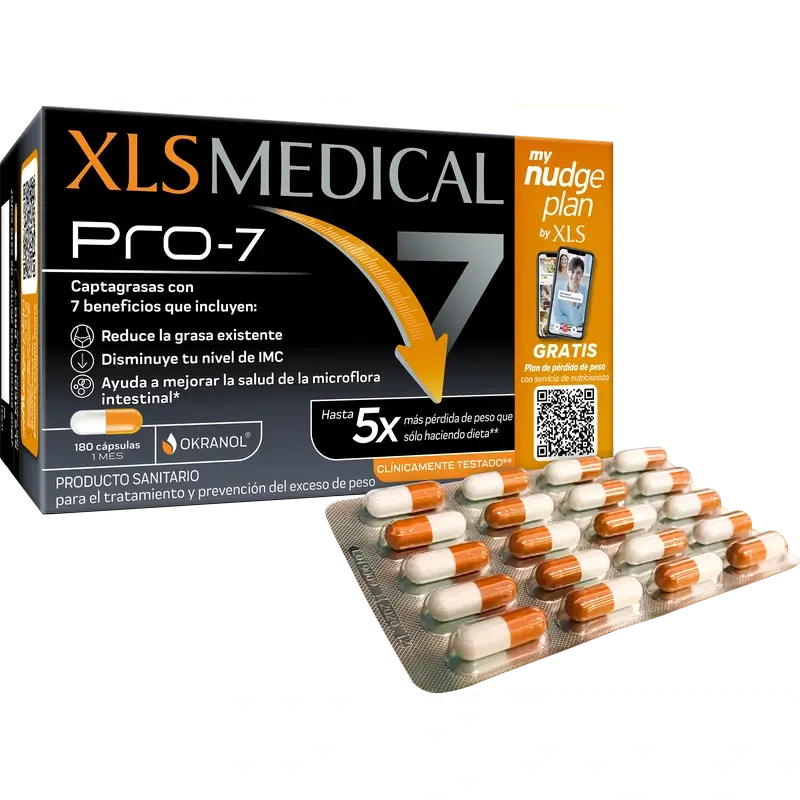 XLS Medical Pro 7 Nudge, 180 comprimidos