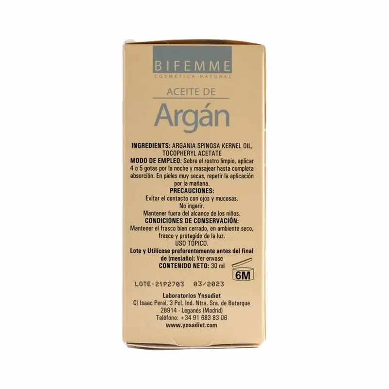 Ynsadiet Aceite De Argan, 30 ml