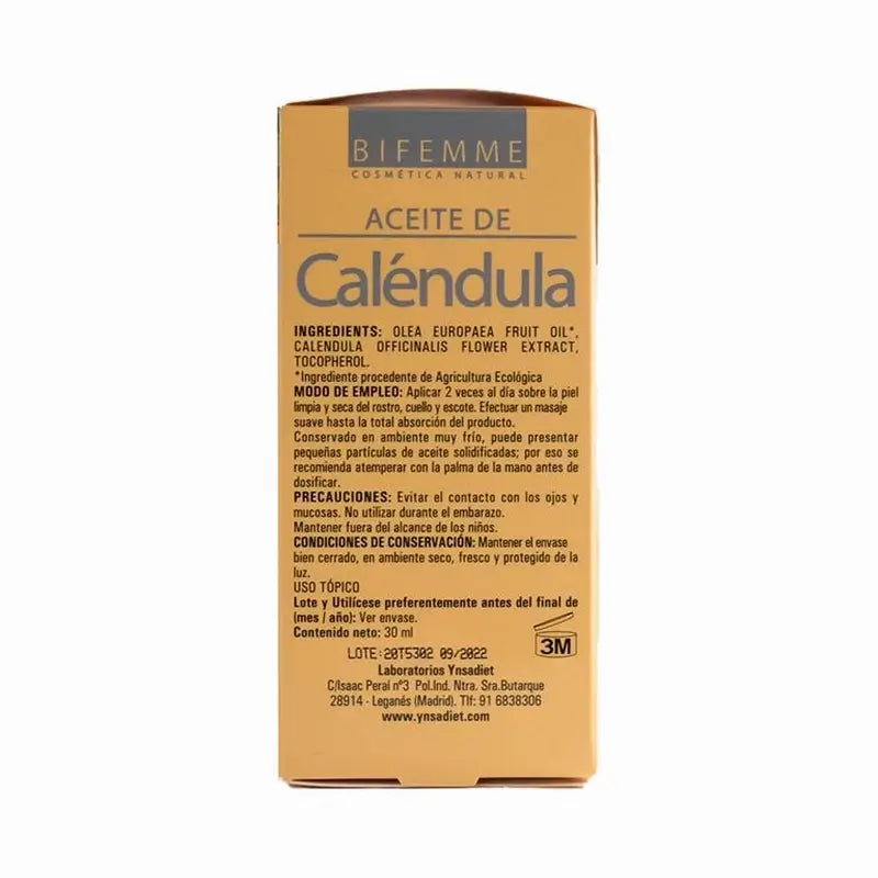 Ynsadiet Aceite De Calendula Bio, 30 ml