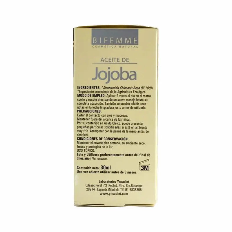 Ynsadiet Aceite De Jojoba Bio, 30 ml