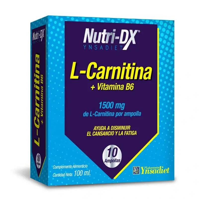 Ynsadiet L-Carnitina 1500Mg. 10Amp. Nutri-Dx