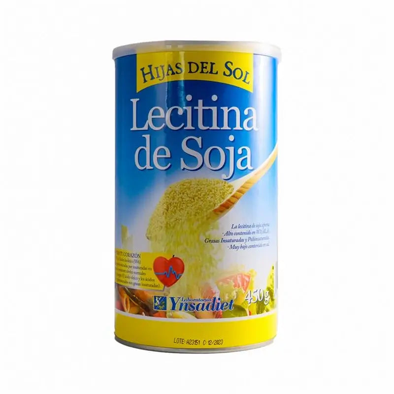 Ynsadiet Lecitina Soja Granulada Bote Gmo, 450 Gr