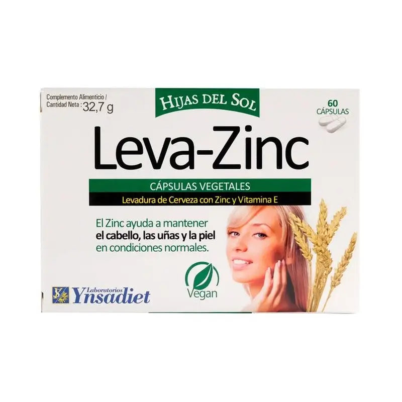 Ynsadiet Levazinc (Levadura De Cerveza Viva) 350Mg. 60Cap.