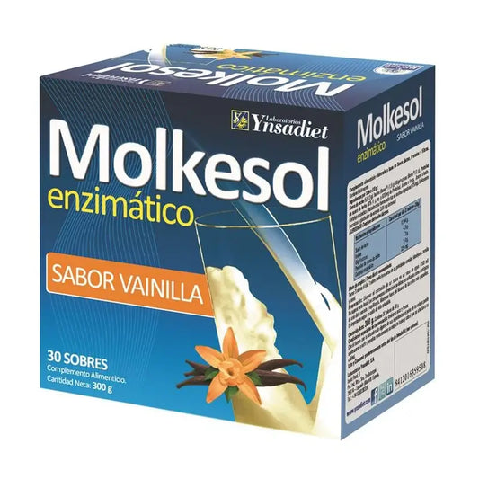 Ynsadiet Molkesol B + Enzimatico Vainilla , 30 sobres