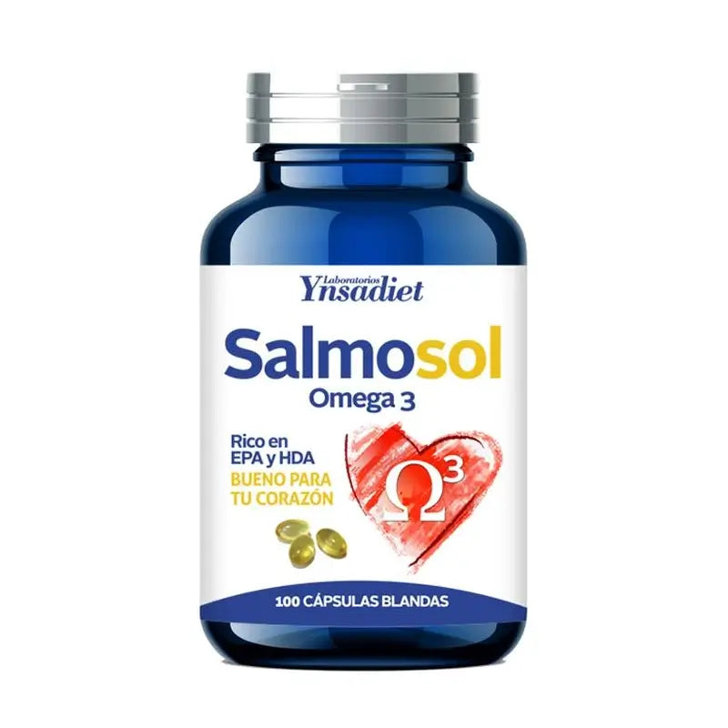 Ynsadiet Salmosol Salmon 500Mg. 100 Perlas