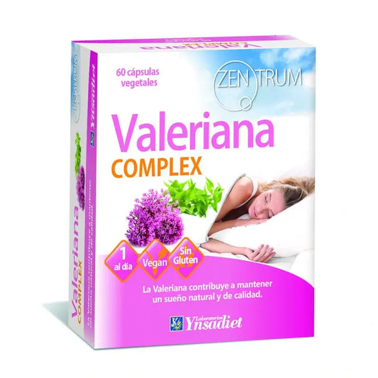 Ynsadiet Valeriana Complex. Ayuda A Conciliar El Sueño, 60 capsulas