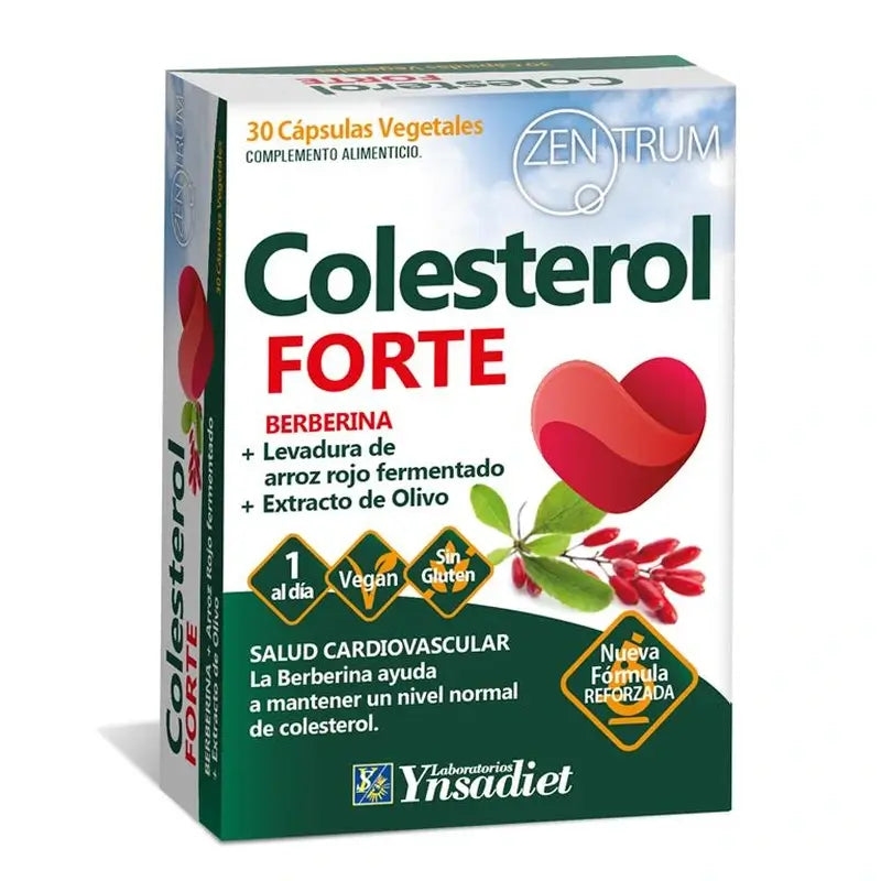 Ynsadiet Zentrum Colesterol Forte , 30 cápsulas de 570 mg