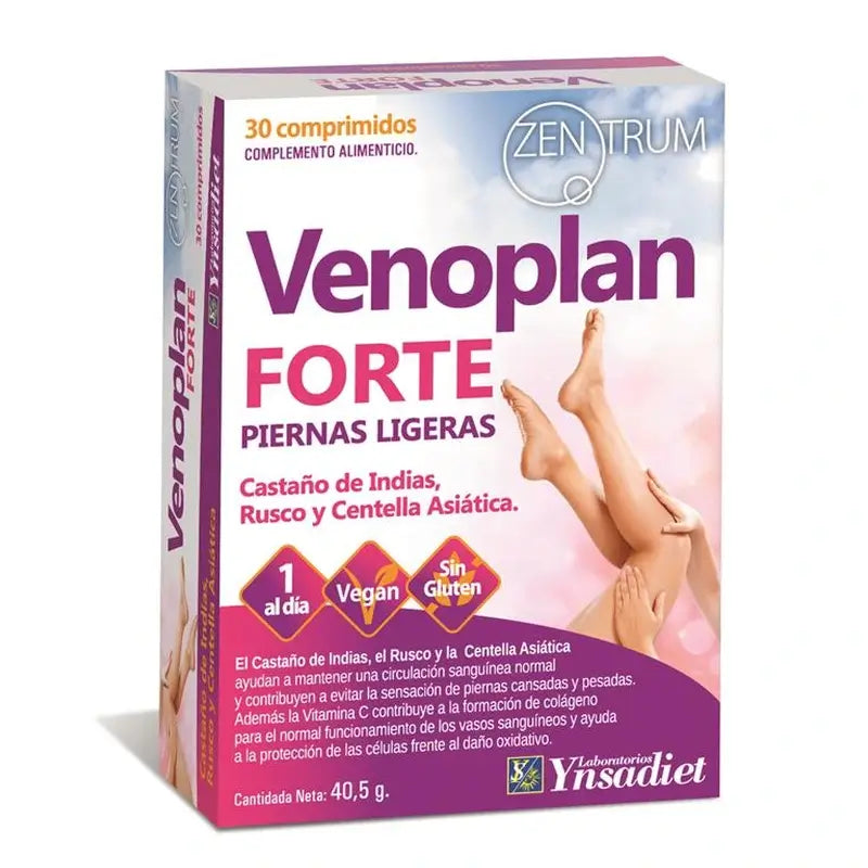 Ynsadiet Zentrum Venoplan Forte  , 30 comprimidos