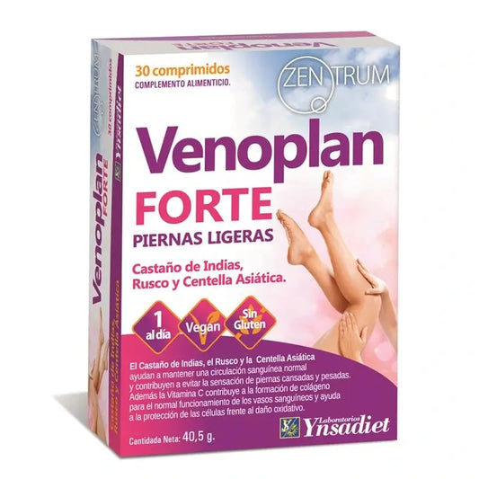 Ynsadiet Zentrum Venoplan Forte  , 30 comprimidos