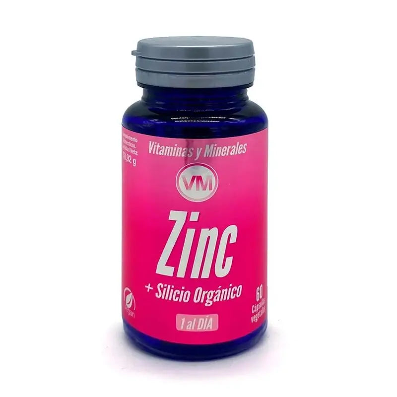 Ynsadiet Zinc + Silicio Organico , 60 cápsulas