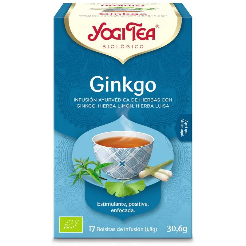 Yogi Tea Yogi Tea Ginkgo , 17 bolsitas de 1,8 gr