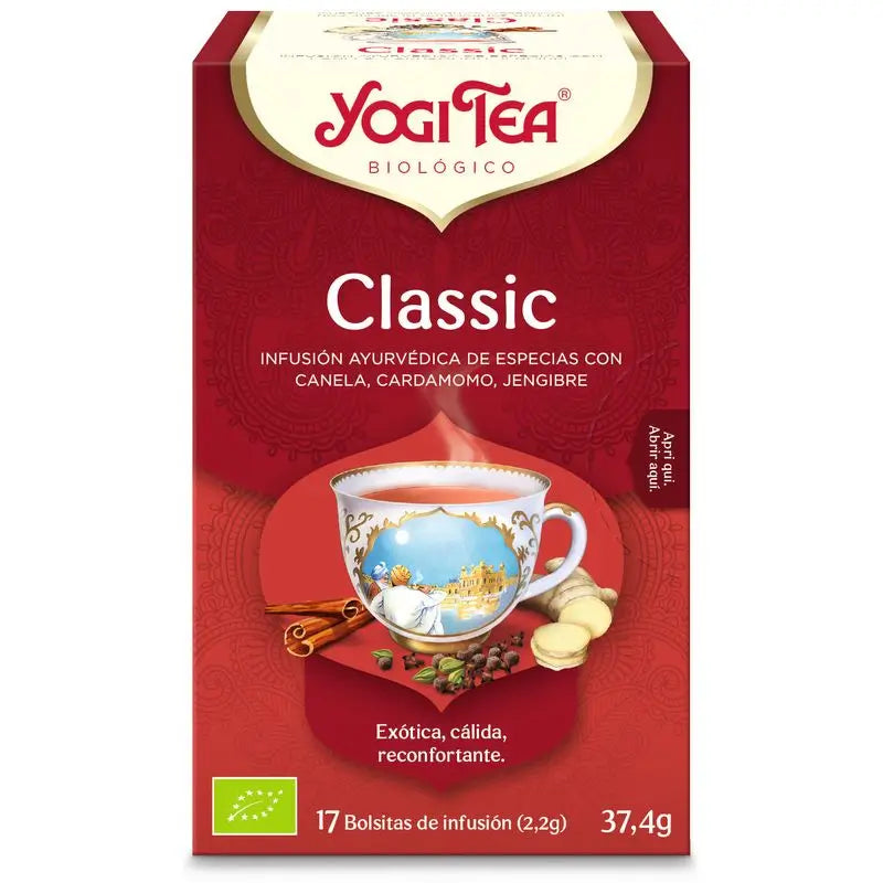 Yogi Tea Biológico Classic 17 Bolsitas