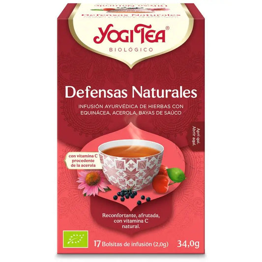 Yogi Tea Biológico Defensas Naturales 17 Bolsitas