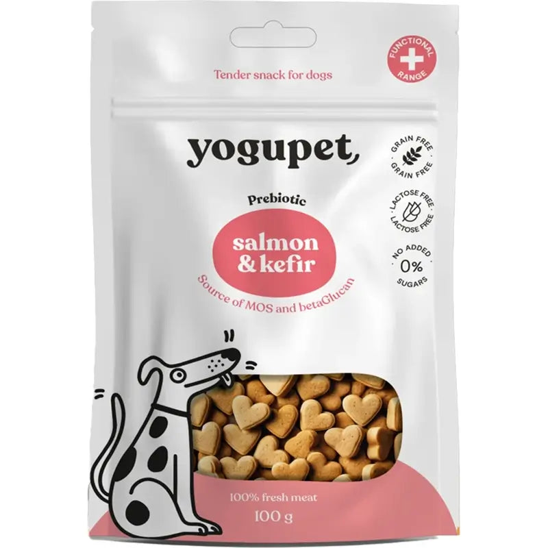 Yogupet Snack Semihúmedo Para Perro Sabor Salmón Y Kéfir , 50 gr